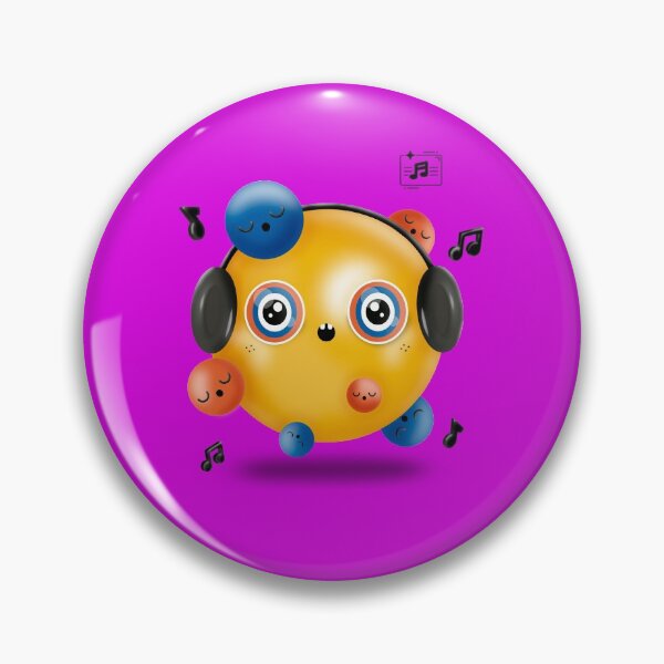 Item preview, Music Smiley! Band Piano Orchestra Guitar designed and sold by musicmusicpin.