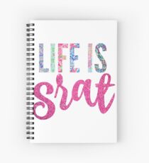 Lilly print "Das Leben ist srat" Spiralblock
