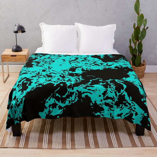 Item preview, Aqua and Black Abstract Pattern  designed and sold by Rell1970.