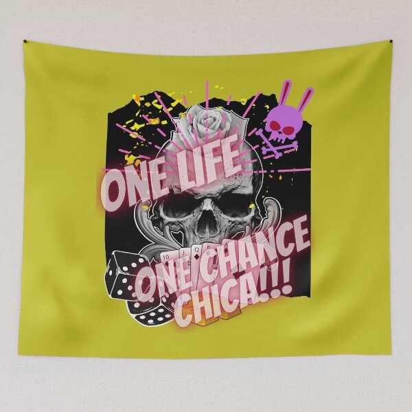 Item preview, One Life Skull Vegas Shirt for Girls designed and sold by Nickibeutel.
