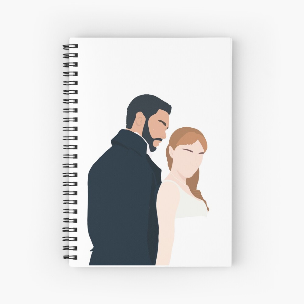 Daphne and Simon Illustration Spiral Notebook