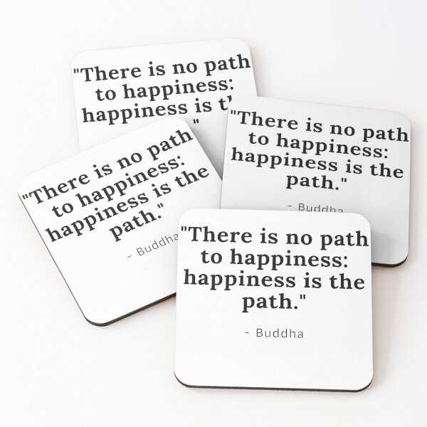 Item preview, Happiness is the path designed and sold by jardsmacflards.