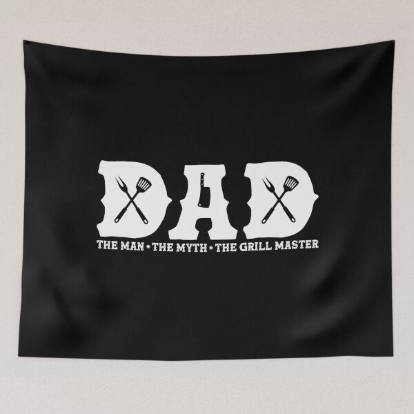 Item preview, Dad The Man The Myth The Grill Master Funny Grilling BBQ designed and sold by joykart.