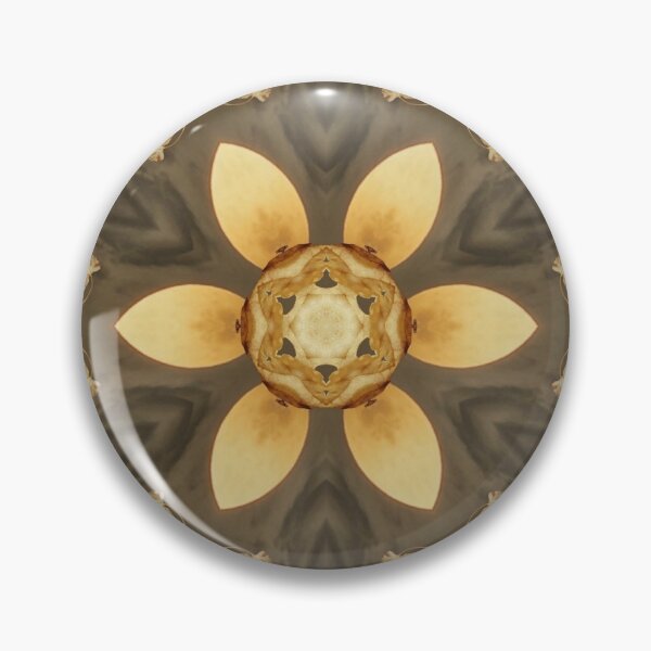 Item preview, Brown mandala. Golden mandala. Beautiful simple mandala. Square designed and sold by soniaaseguin.