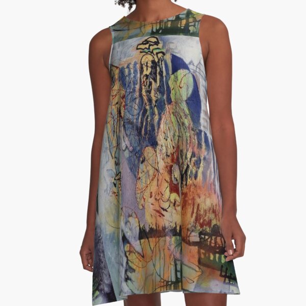 Deva of the Cornfield A-Line Dress