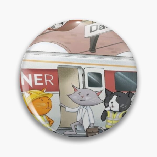 Item preview, CUTHBERT AND FRIENDS BOARDING LNER AZUMA AT DARLINGTON designed and sold by kittencuthbert.