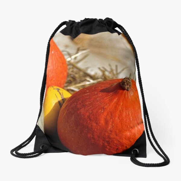 Photo of Colorful Pumpkins Drawstring Bag