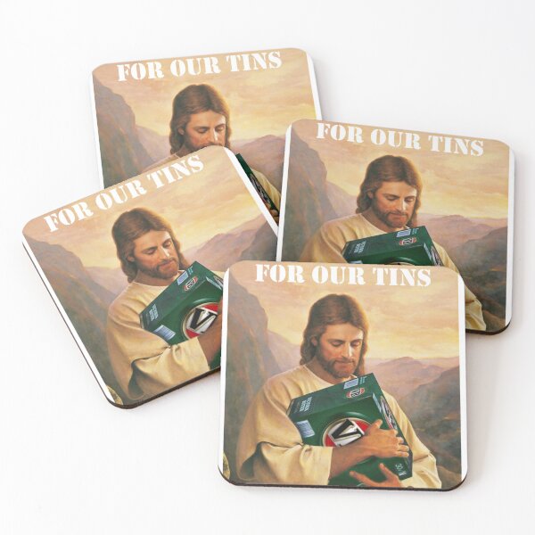 Item preview, Jesus Died For Our Tins T-Shirt designed and sold by SeamusGoyette.