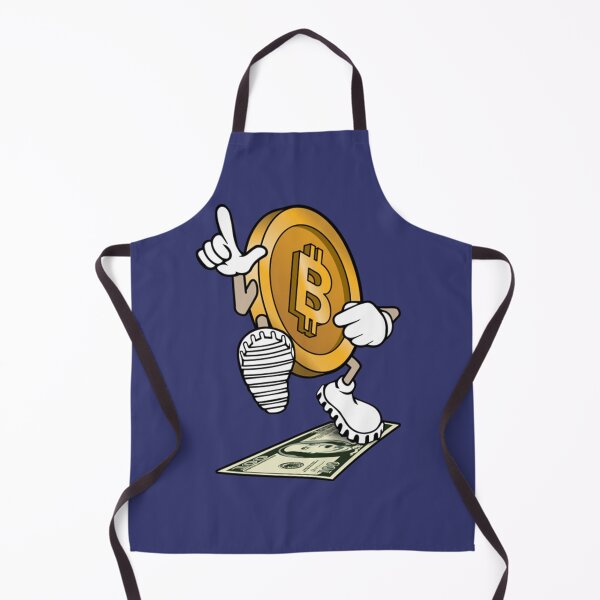 Item preview, Bitcoin Over Dollar Bitcoin stepping on 100 dollar bill, funny crypto defeating fiat designed and sold by Valleyand.