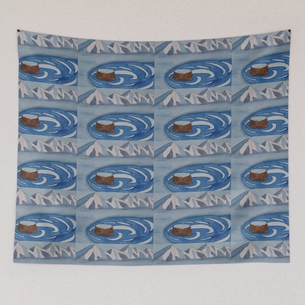 Item preview, Pond in a Snowfield designed and sold by lisavonbiela.