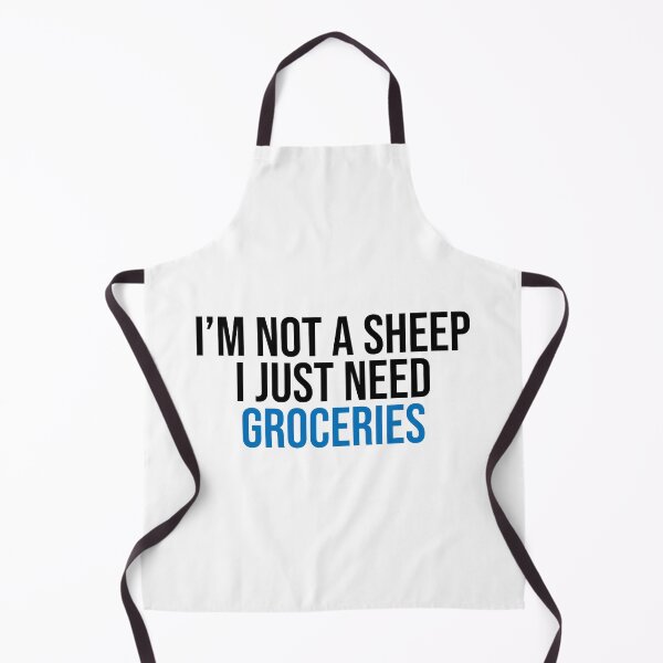 Item preview, I'm Not A Sheep I Just Need Groceries Compliance designed and sold by Sour Soul.
