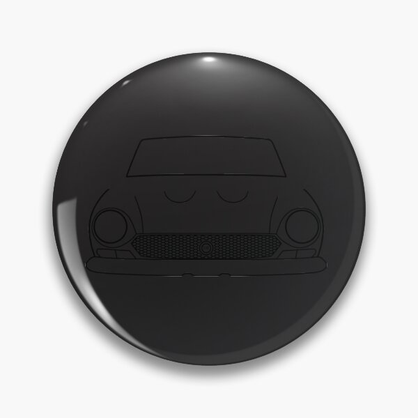 Item preview, Classic Car 1970s Fiat 124 Sport Spider classic car black outline graphic designed and sold by Valleyand.