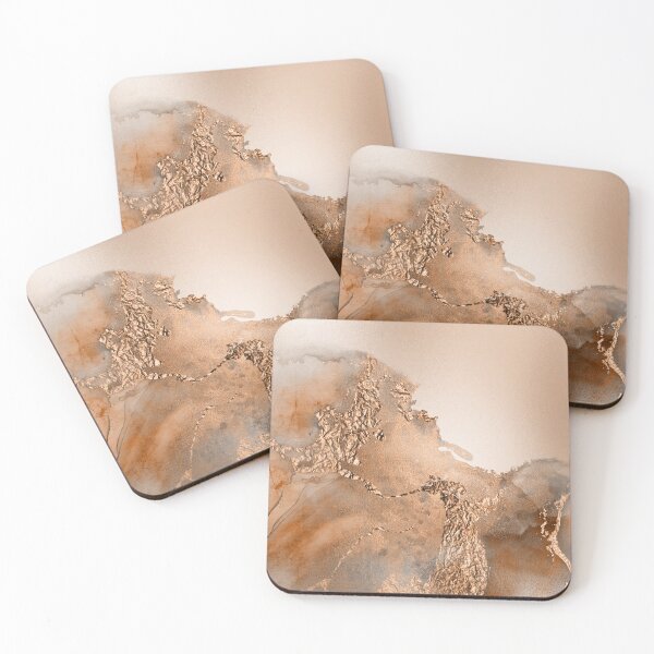 Item preview, Gold Copper Faux Marbled Texture designed and sold by MysticMarble.