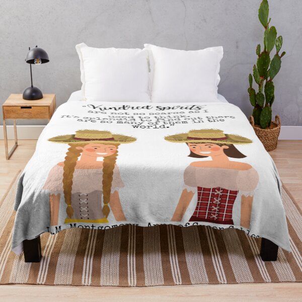 Item preview, Kindred Spirits LM Montgomery Book quote designed and sold by Dollfacedesign.