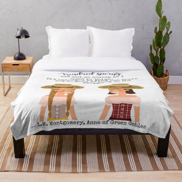 Item preview, Kindred Spirits LM Montgomery Book quote designed and sold by Dollfacedesign.