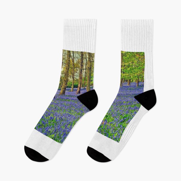 Item preview, Bluebells Bluebell Woods Greys Court Oxfordshire UK designed and sold by AndyEvansPhotos.