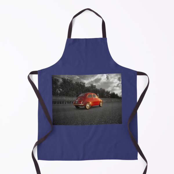 Item preview, Fiat 500 Car Oldtimer Vintage Fiat 500 F 1968 driving of in the distance designed and sold by Valleyand.