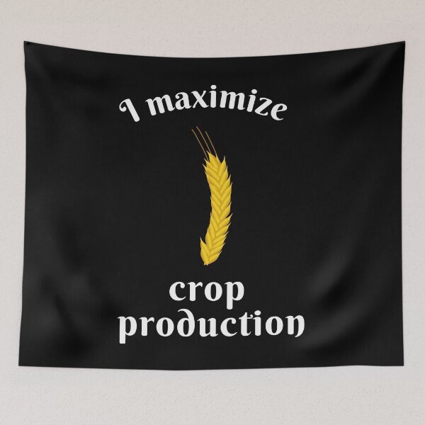 Item preview, Agronomy maximize crop  is more than food and farmer  funny gift idea for friend and farm job workers designed and sold by chi vana.