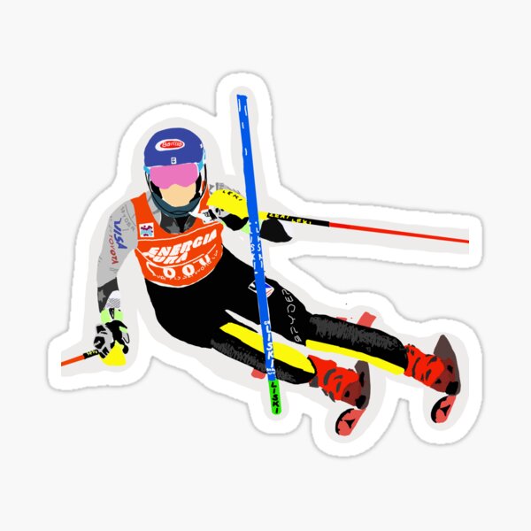 Sticker Ski Slalom - Sticker A moi