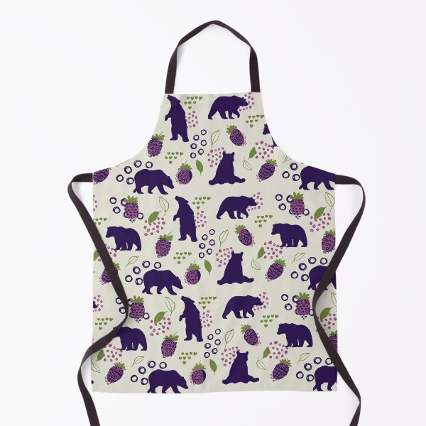 Item preview, Friendly Bear and Blackberries designed and sold by Print N Stuff by Cristina Stancu.