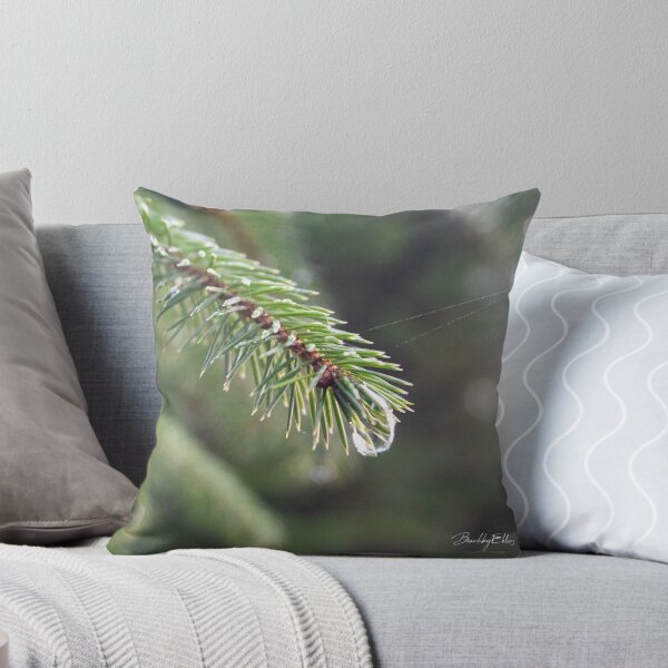Item preview, Pinetree with waterdrop and spiderweb designed and sold by beachbyehlers.