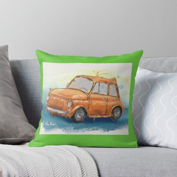 Item preview, Fiat 500 Classic Iconic Orange Fiat 500 Loose Painting designed and sold by Valleyand.