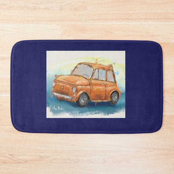 Item preview, Fiat 500 Classic Iconic Orange Fiat 500 Loose Painting designed and sold by Valleyand.
