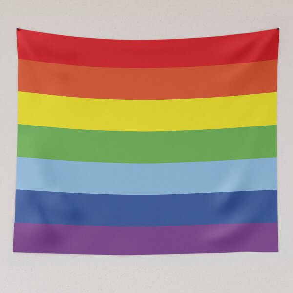 Item preview, Rainbow Flag (7 colors) designed and sold by MrFaulbaum.