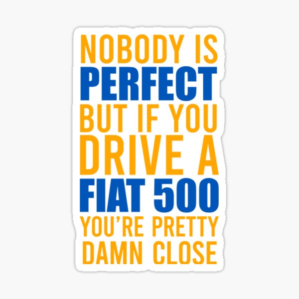 Propriétaires de Fiat 500 Fiat 500 Sticker