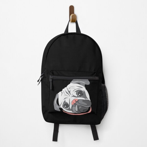 Item preview, Cute pug dog head tilt, illustration drawing designed and sold by Nesdigiart.