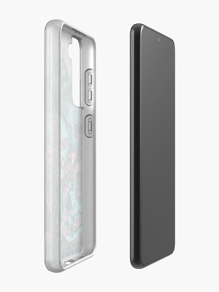 Alternate view of Pink And Emerald Marble Case & Skin for Samsung Galaxy
