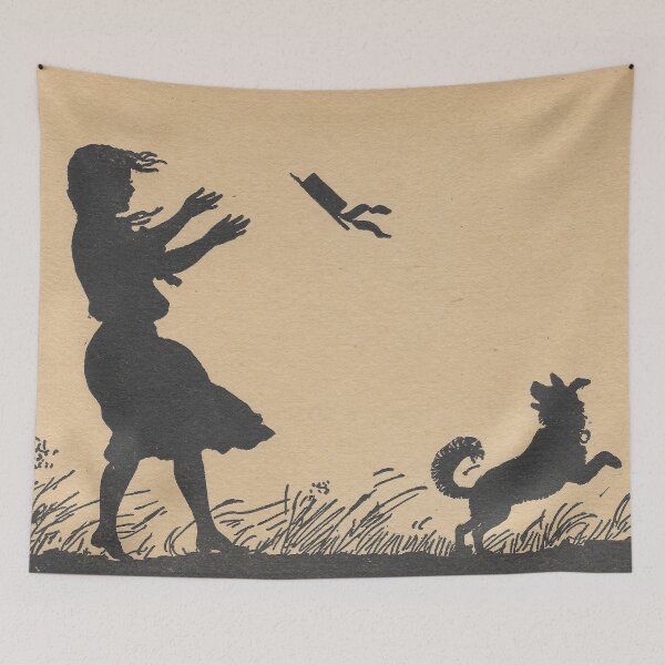 Item preview, Antique Ephemera Book Illustration Silhouette designed and sold by Periscope9.