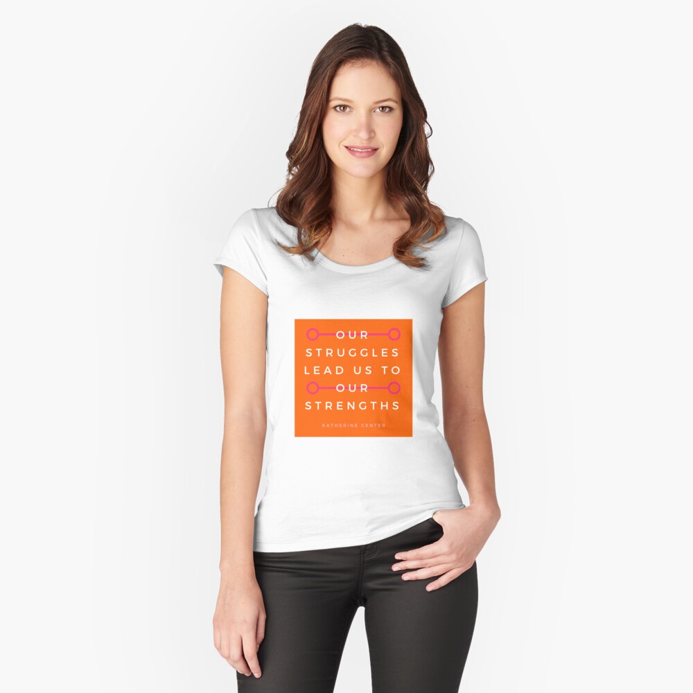 Item preview, Fitted Scoop T-Shirt designed and sold by KatherineCenter.
