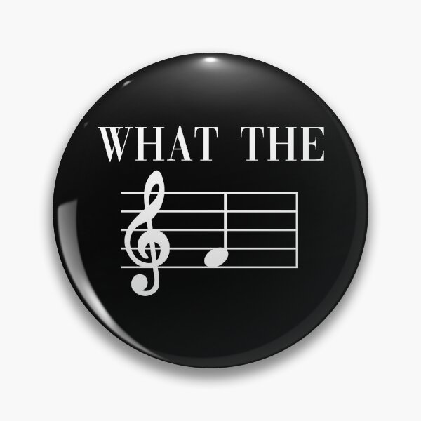 Item preview, What the F Funny Music Notes Treble Clef designed and sold by honeyandcotton.