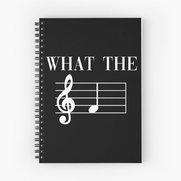 Item preview, What the F Funny Music Notes Treble Clef designed and sold by honeyandcotton.