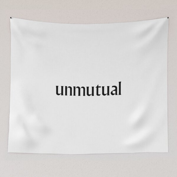Item preview, UNMUTUAL BLACK ON WHITE designed and sold by Quoit Media Ltd.