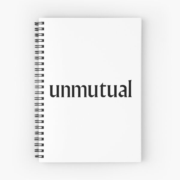 Item preview, UNMUTUAL BLACK ON WHITE designed and sold by Quoit Media Ltd.