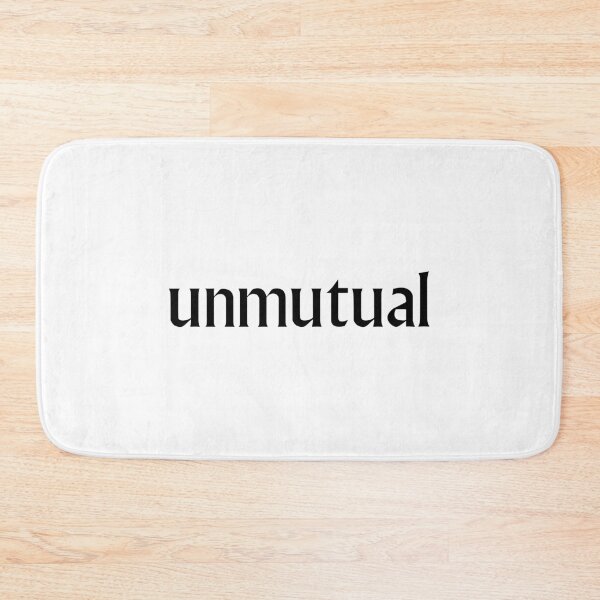 Item preview, UNMUTUAL BLACK ON WHITE designed and sold by Quoit Media Ltd.