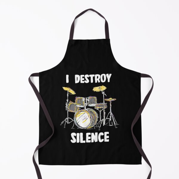 Item preview, Drums I Destroy Silence Spruch - Drummer Drummer designed and sold by Lenny Stahl.