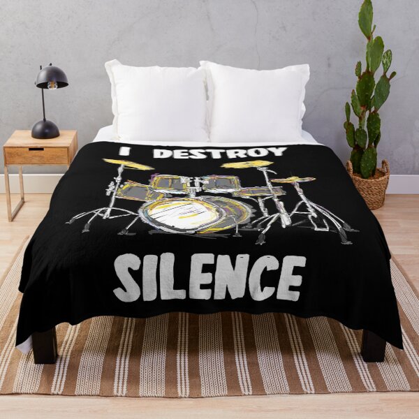 Item preview, Drums I Destroy Silence Spruch - Drummer Drummer designed and sold by Lenny Stahl.