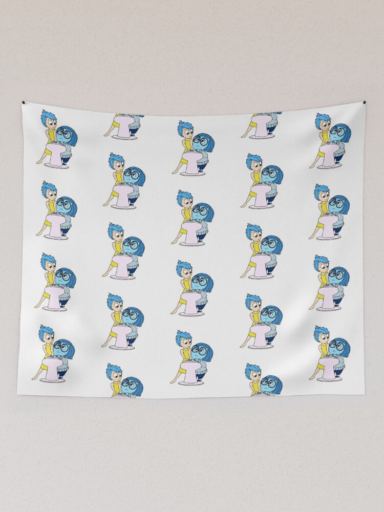 Disover Joy and Sadness Disney Inside Out Tapestry