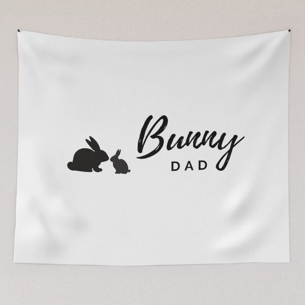 Item preview, Simple Bunny Dad ❤ designed and sold by hearthearts.