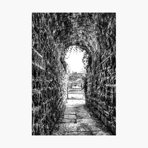 Item preview, Whitby Abbey Through The Keyhole Tunnel designed and sold by Paul Thompson Photography.