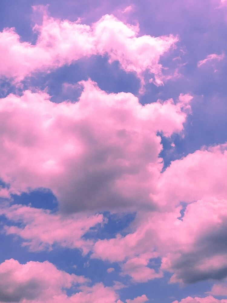 Thumbnail 4 of 4, iPhone Case, Pink clouds designed and sold by pickingclouds.