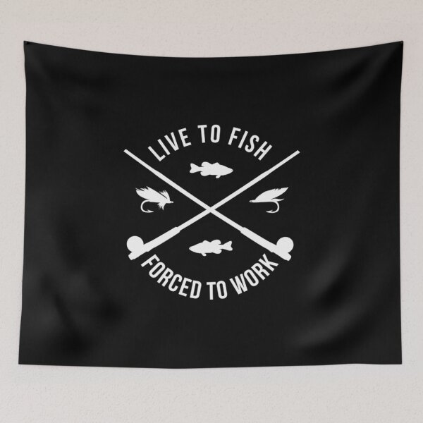 Item preview, Live to Fish Funny Fishing Fisher Gift designed and sold by leanhngunhubo.