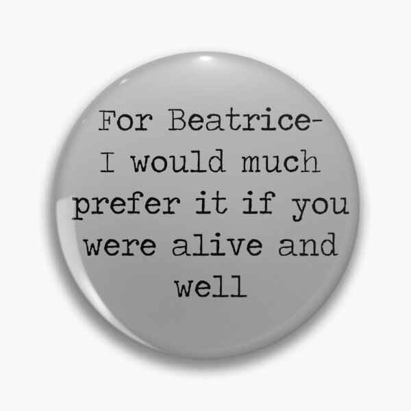 Item preview, Beatrice Dedication- Book 3 designed and sold by H Works.