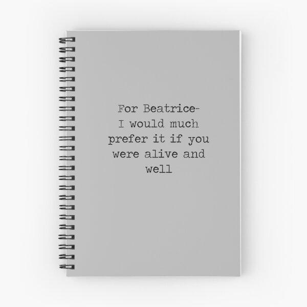 Item preview, Beatrice Dedication- Book 3 designed and sold by H Works.