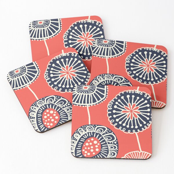 Item preview, Folksy Floral In Red designed and sold by House of Haha.
