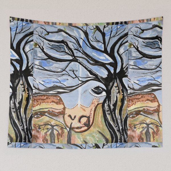 Item preview, Abstract Art Depicting Animal and Nature designed and sold by HopeMerc.