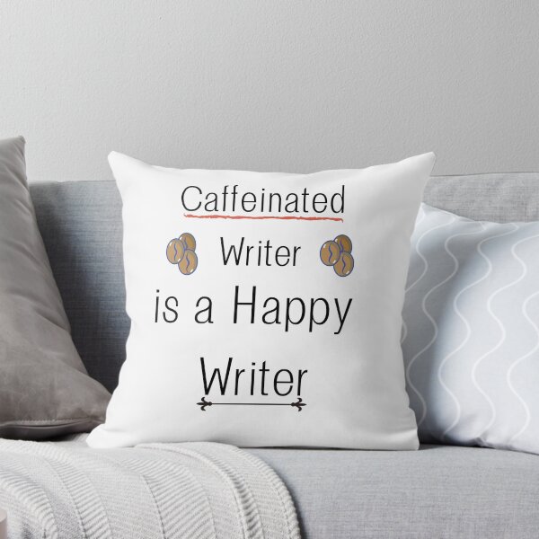 Item preview, Caffeinated Writer Happy Writer Funny Coffee Lovers  designed and sold by piskwi.